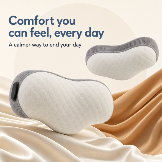 Electric Heating Massage Pillow for Neck and Back